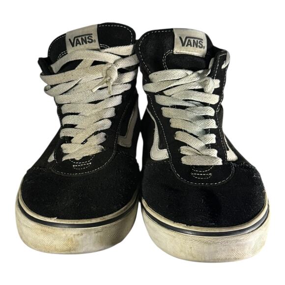Vans SK8-HI Black White Mens High Top Skate Sneakers Size 11 - Picture 3 of 9